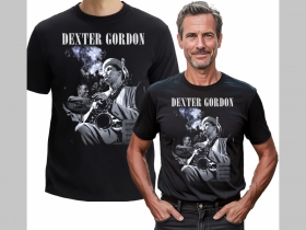 Dexter Gordon čierne p&aacute;nske tričko materi&aacute;l 100% bavlna